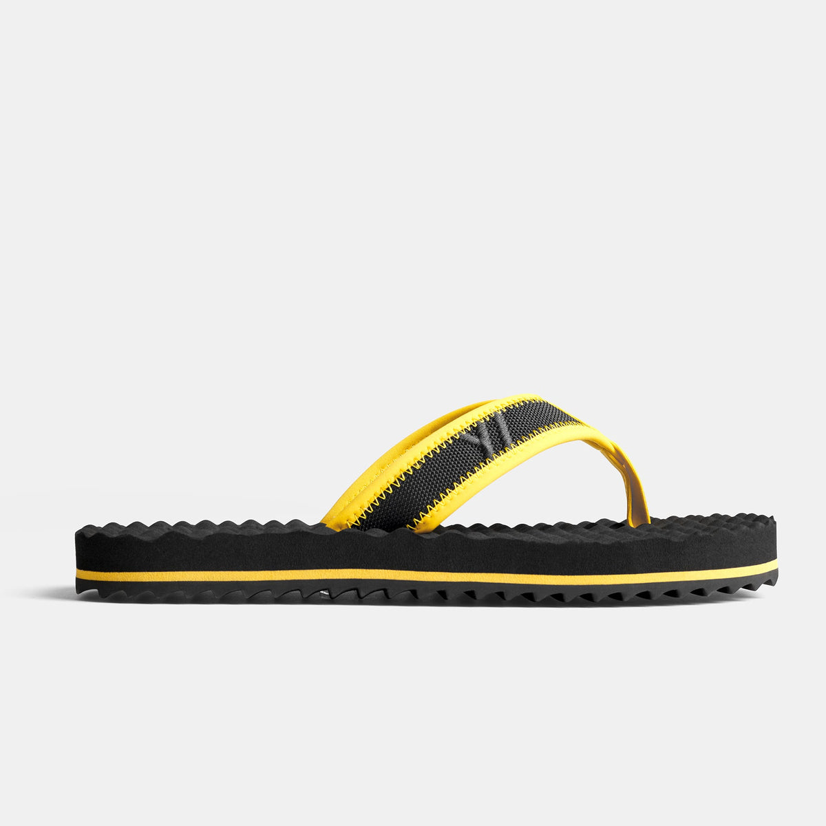 Y/OSEMITE Sport Flip Flop   Kids In Black/Yellow | James Perse Los Angeles