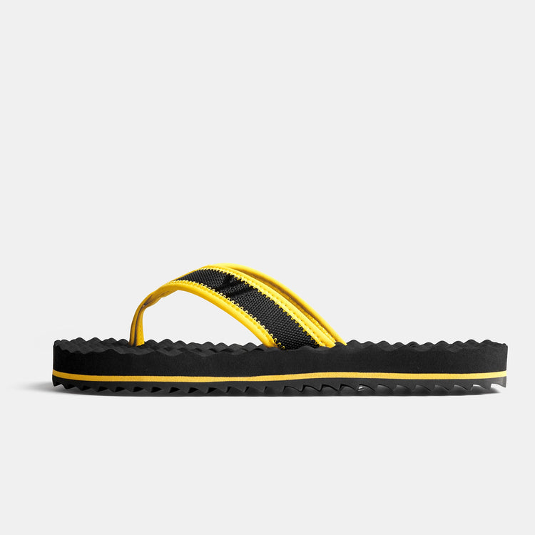Y/OSEMITE Sport Flip Flop   Kids In Black/Yellow | James Perse Los Angeles