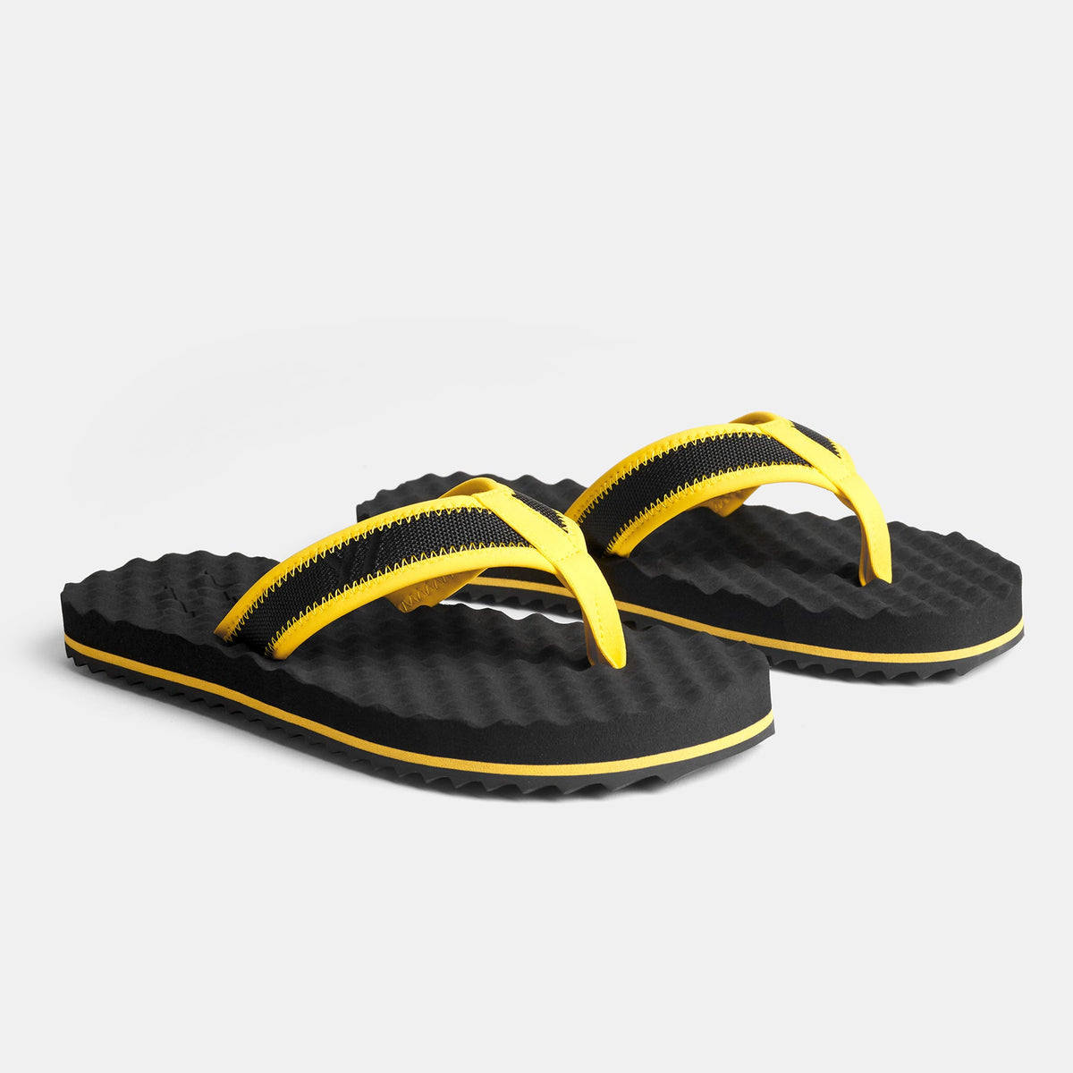 Y/OSEMITE Sport Flip Flop   Kids In Black/Yellow | James Perse Los Angeles