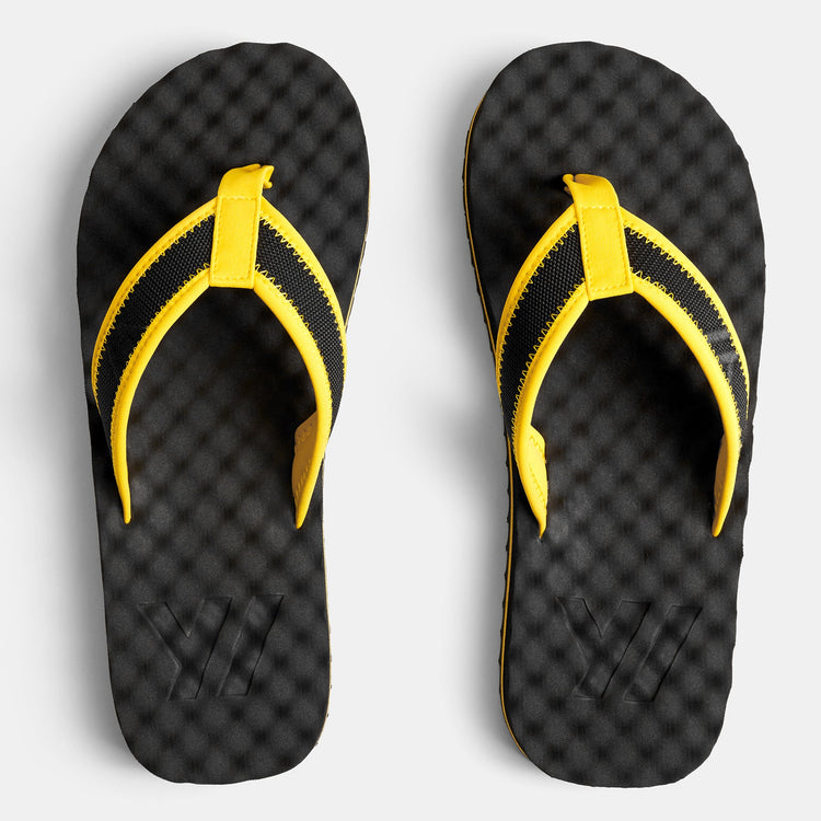 Y/OSEMITE Sport Flip Flop   Kids In Black/Yellow | James Perse Los Angeles