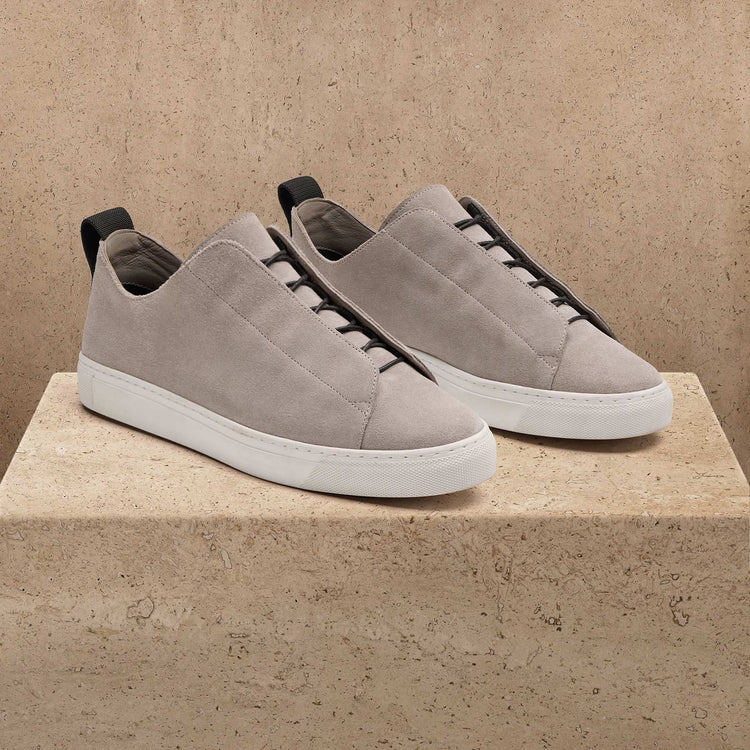 Men's Suede Solstice Sneaker in Earth | James Perse Los Angeles