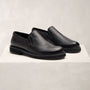 Men's Calf Leather Loafer In Black | James Perse Los Angeles