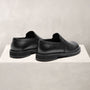 Men's Calf Leather Loafer In Black | James Perse Los Angeles