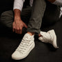 Men's High Top Vulcanized Sneaker In Canvas | James Perse Los Angeles