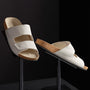 Men's Double Strap Velcro Slide in Canvas | James Perse Los Angeles