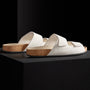 Men's Double Strap Velcro Slide in Canvas | James Perse Los Angeles