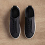 Men's Solstice Skate Low Top Sneaker in Black/Black | James Perse Los Angeles