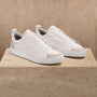 Men's Solstice Skate Low Top Sneaker in White/Taupe | James Perse Los Angeles