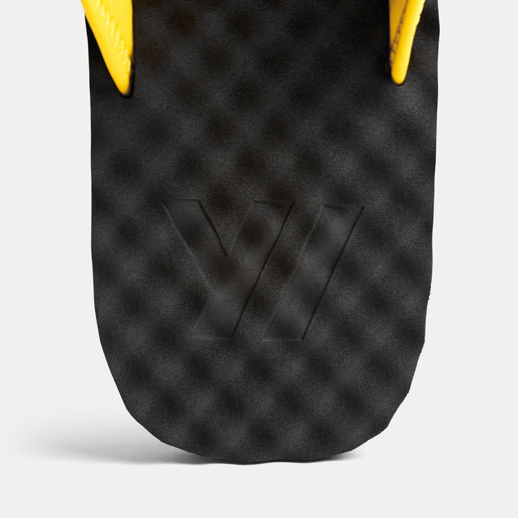 Y/OSEMITE Logo Sport Flip Flop In Black/Yellow | James Perse Los Angeles
