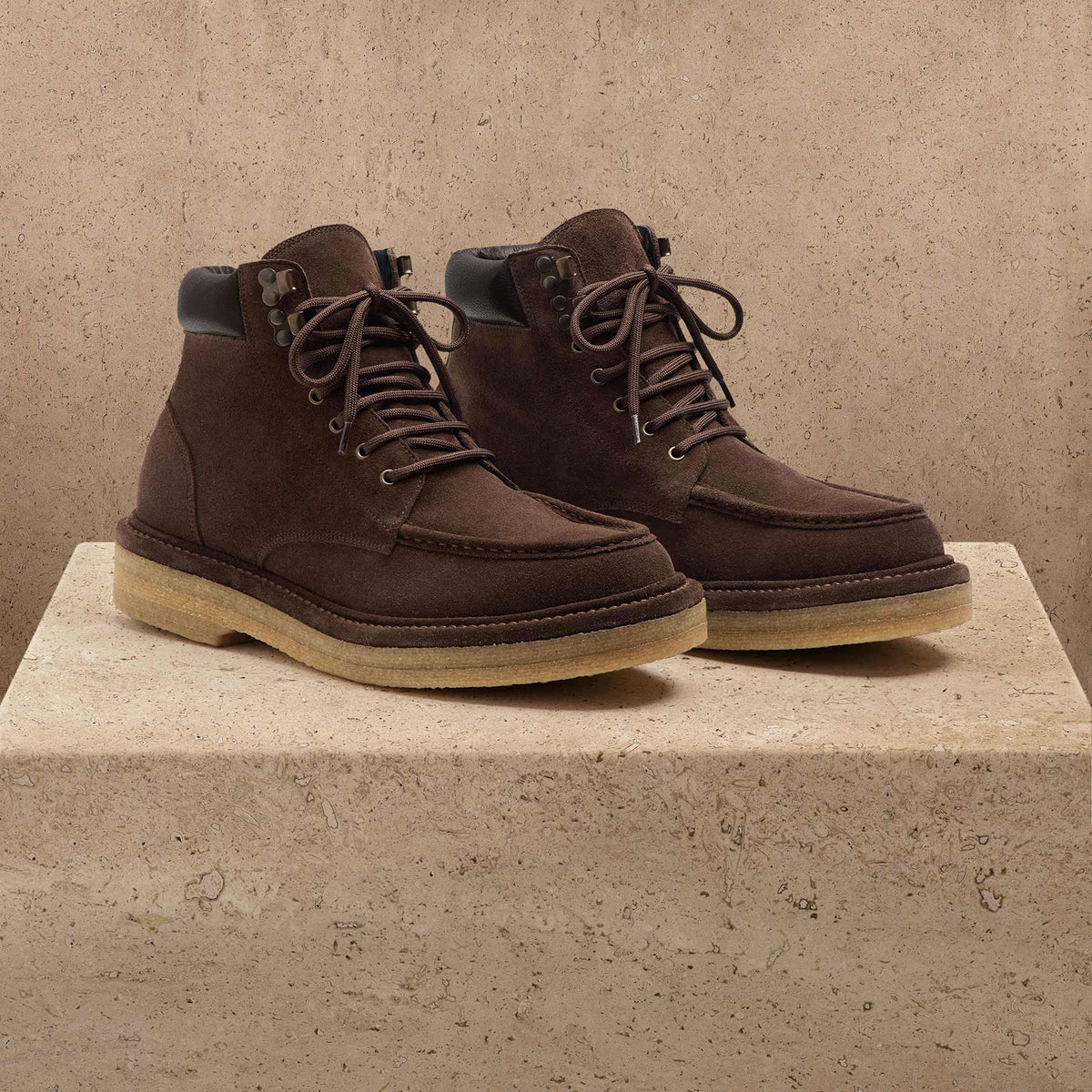 Men's Work Boot in Cafe | James Perse Los Angeles