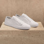 Men's Cotton Canvas Low Top Sneaker in White | James Perse Los Angeles