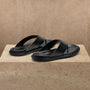 Men's Calf Leather Loafer in Black | James Perse Los Angeles