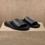 Men's Leather Slide in Black | James Perse Los Angeles