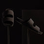 Binding Velcro Slide - Black/Black | James Perse Los Angeles