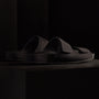 Binding Velcro Slide - Black/Black | James Perse Los Angeles