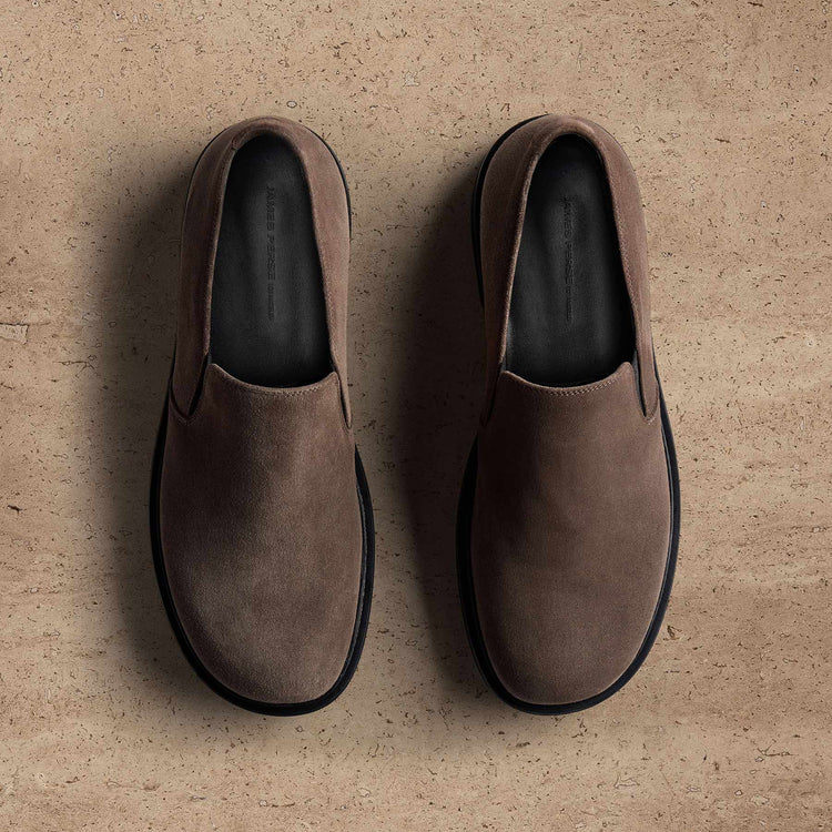 Men's Soft Suede Loafer in Anthracite | James Perse Los Angeles