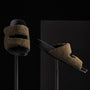 Mens Double Strap Shearling Slide in Olive | James Perse Los Angeles