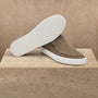 Men's Coastal Suede Slip On in Cement | James Perse Los Angeles