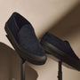 Men's Vulcanized Slip On Loafer in Navy | James Perse Los Angeles