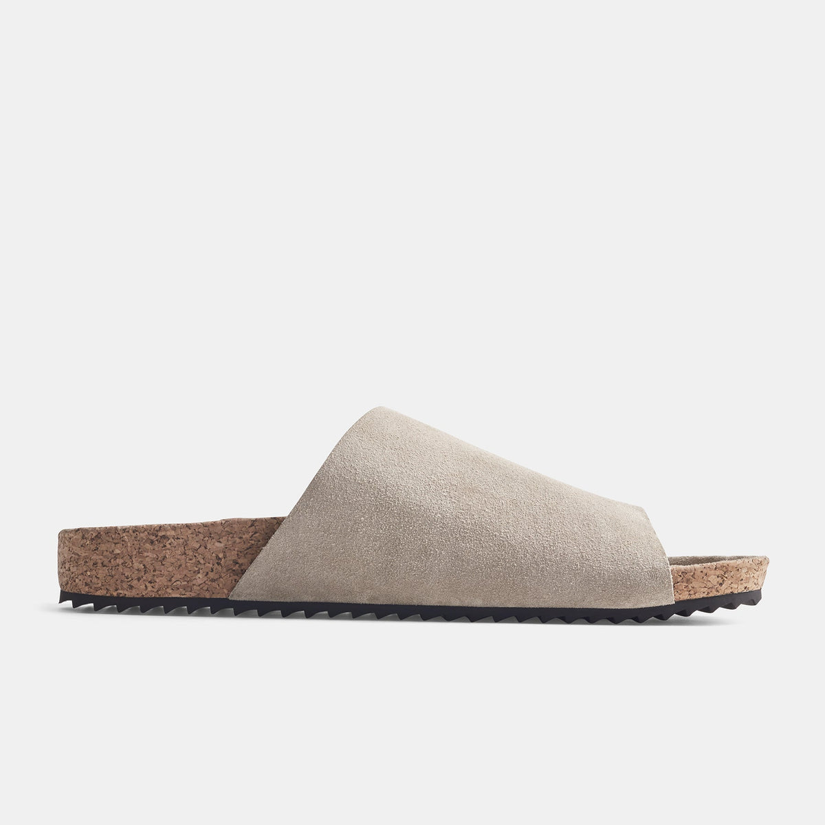 Velcro Suede Slide In Earth | James Perse Los Angeles
