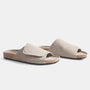 Velcro Suede Slide In Earth | James Perse Los Angeles