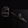 Double Strap Suede Slide Mens In Ash | James Perse Los Angeles