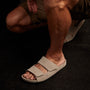 Double Strap Suede Slide Mens In Earth | James Perse Los Angeles