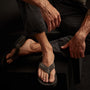 Men's Suede Flip Flop in Ash | James Perse Los Angeles