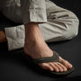 Men's Suede Flip Flop in Olive | James Perse Los Angeles