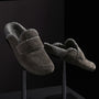 Men's Suede Shearling Lined Loafer in Ash/Heather Grey | James Perse Los Angeles
