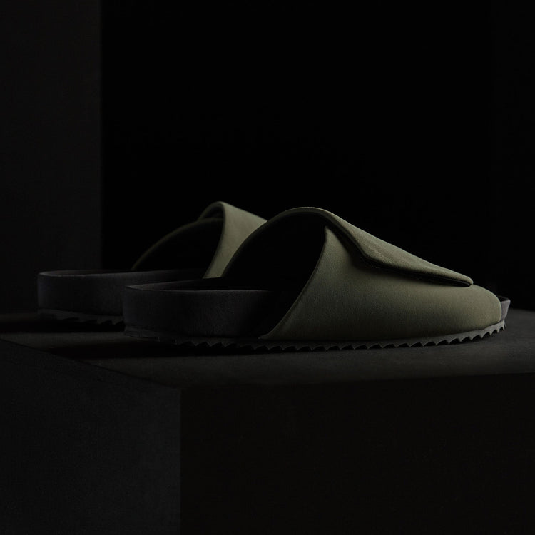 Men's Skubo Slide - Olive/Black | James Perse Los Angeles