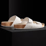 Women's Double Strap Canvas Slide in Canvas | James Perse Los Angeles