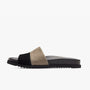 Women's Calabasas Colorblock Slide - Black / Highland Grey | James Perse Los Angeles