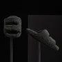 Women's Double Strap Shearling Slide in Black | James Perse Los Angeles