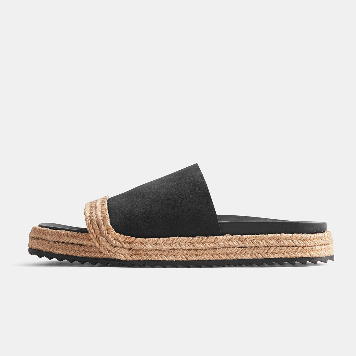 Espadrille Slide  Womens In Black | James Perse Los Angeles
