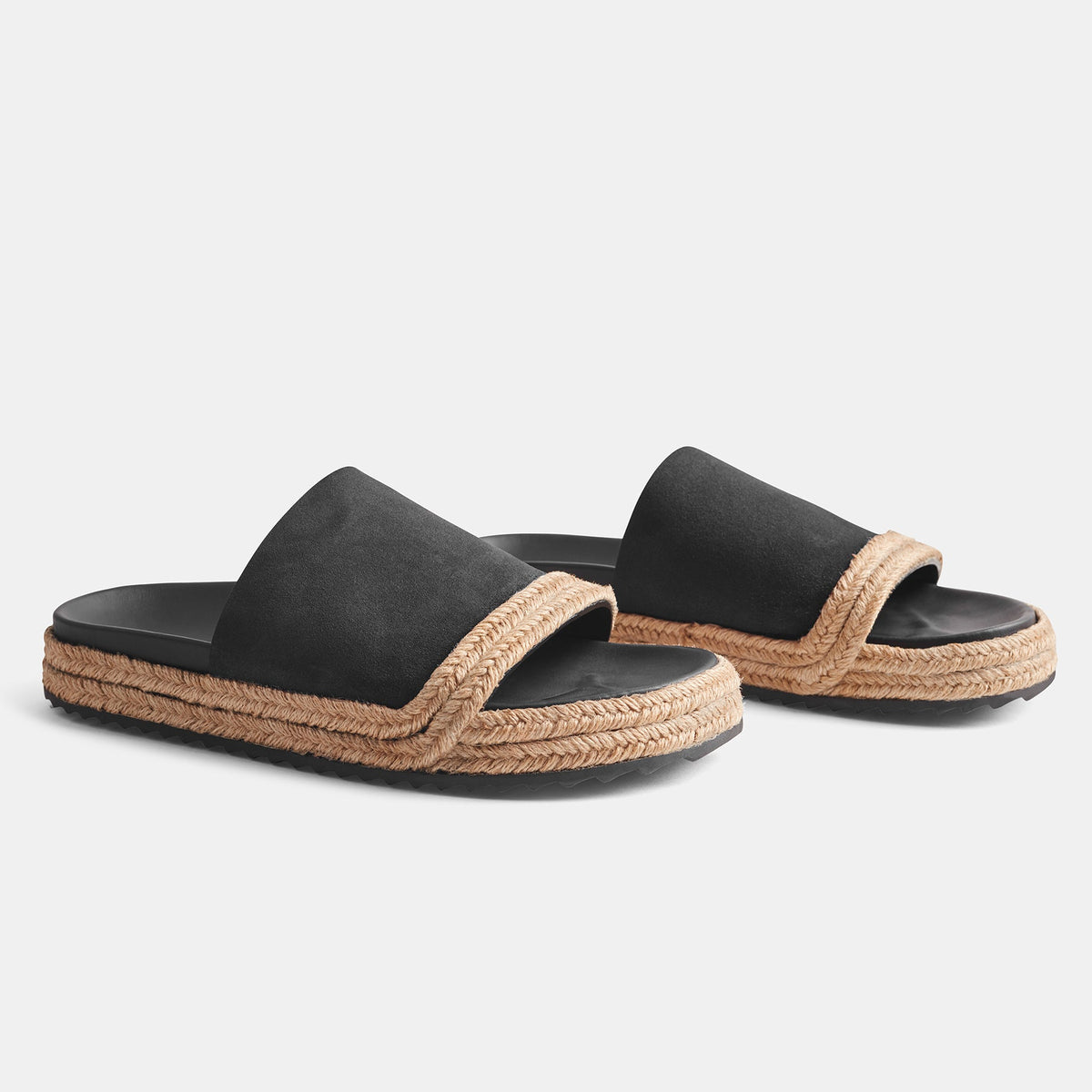 Espadrille Slide  Womens In Black | James Perse Los Angeles
