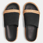 Espadrille Slide  Womens In Black | James Perse Los Angeles