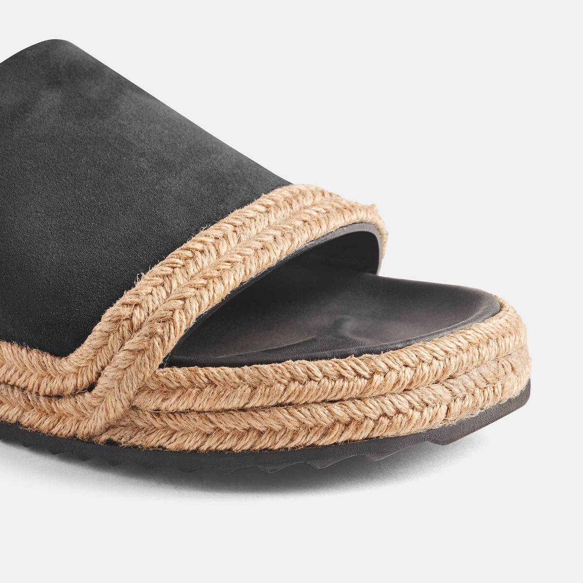 Espadrille Slide  Womens In Black | James Perse Los Angeles