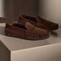 Women's Suede Loafers in Cafe | James Perse Los Angeles