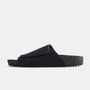 Velcro Suede Slide  Womens In Black | James Perse Los Angeles