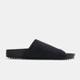 Velcro Suede Slide  Womens In Black | James Perse Los Angeles