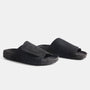 Velcro Suede Slide  Womens In Black | James Perse Los Angeles