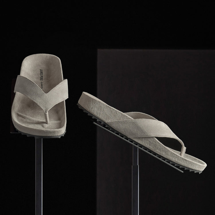 Suede Flip Flop Womens In Earth | James Perse Los Angeles