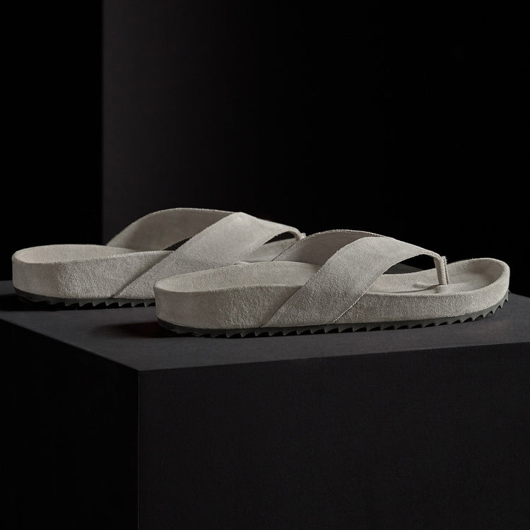 Suede Flip Flop Womens In Earth | James Perse Los Angeles