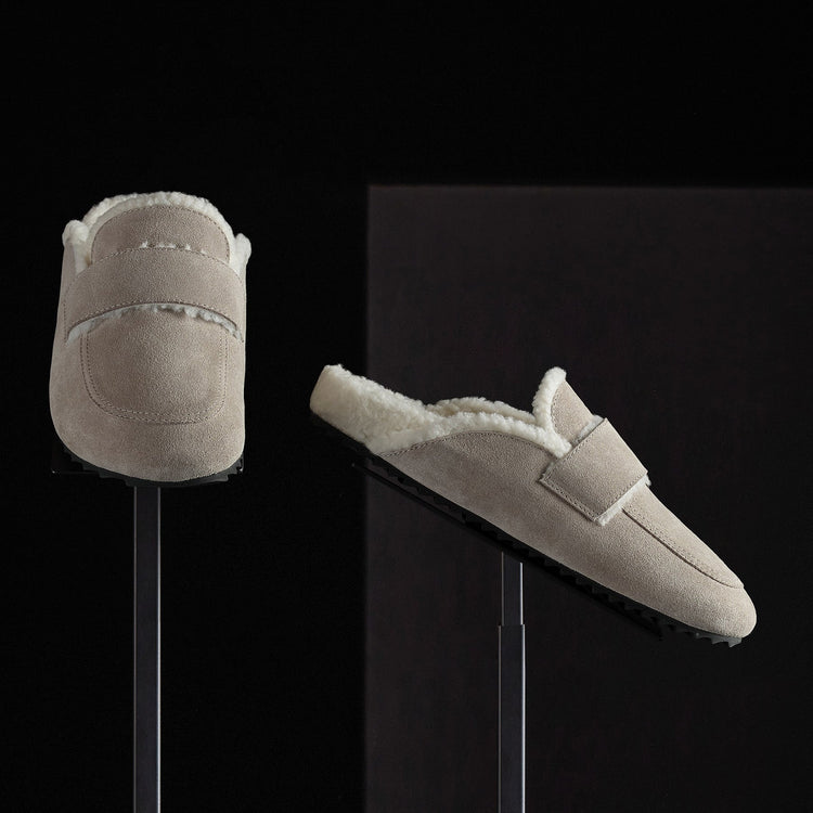 Women's Robe and Loafer Lounge Gift Set in Oyster | James Perse Los Angeles