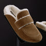 Women's Suede Shearling Loafer in Tabacco/Ivory | James Perse Los Angeles
