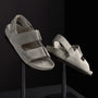 Women's Double Strap Velcro Sandal in Earth | James Perse Los Angeles 
