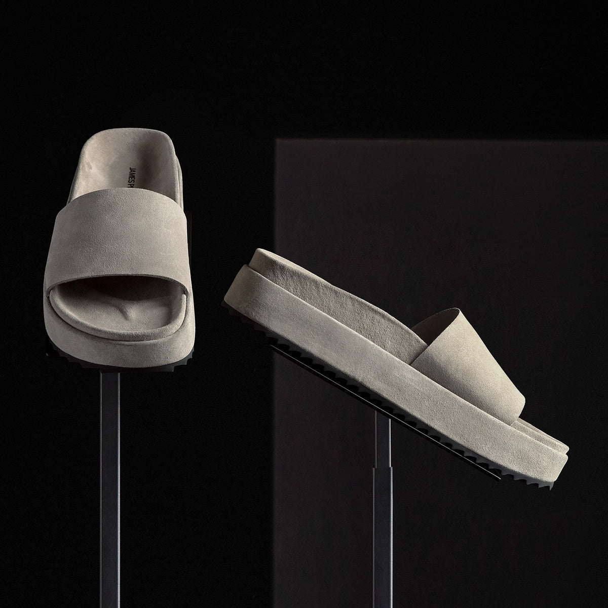 Women's Single Strap Platform Slid in Earth | James Perse Los Angeles 
