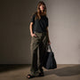 Small Matte Nylon Tote in Black | James Perse Los Angeles / Womens