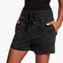 Cotton Slub Military Short In Black Pigment | James Perse Los Angeles